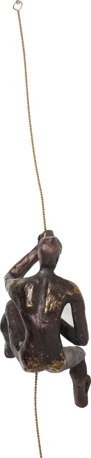 Dekoracja ścienna CLIMBER ROPE - brązowy