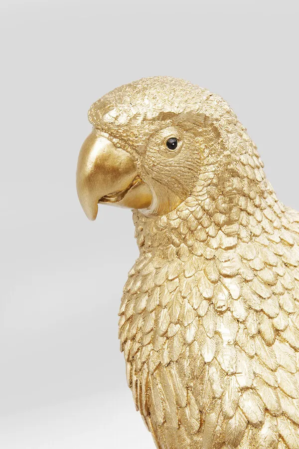 Dekoracja stojąca PARROT - złoty
