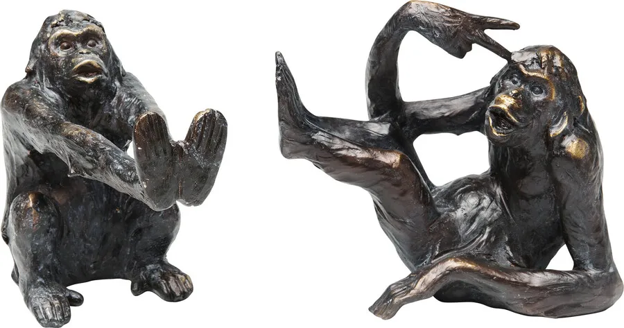 Podpórki na książki MONKEY - brązowy