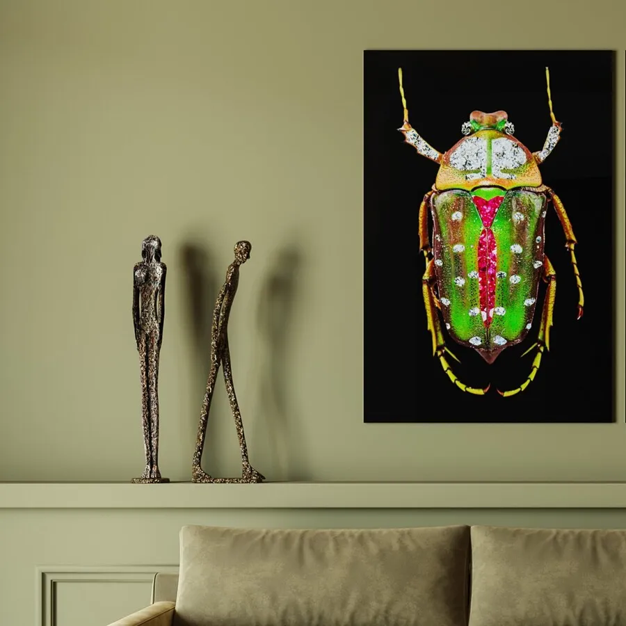 Dekoracja stojąca ART LADY - brązowy
