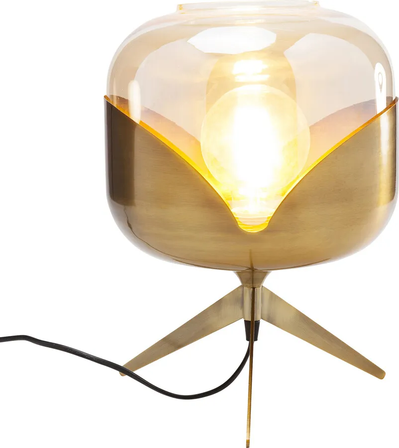Lampa stołowa GOBLET BALL - mosiądz