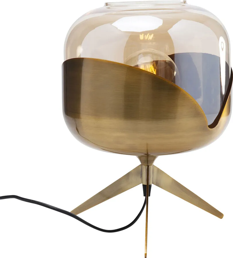 Lampa stołowa GOBLET BALL - mosiądz