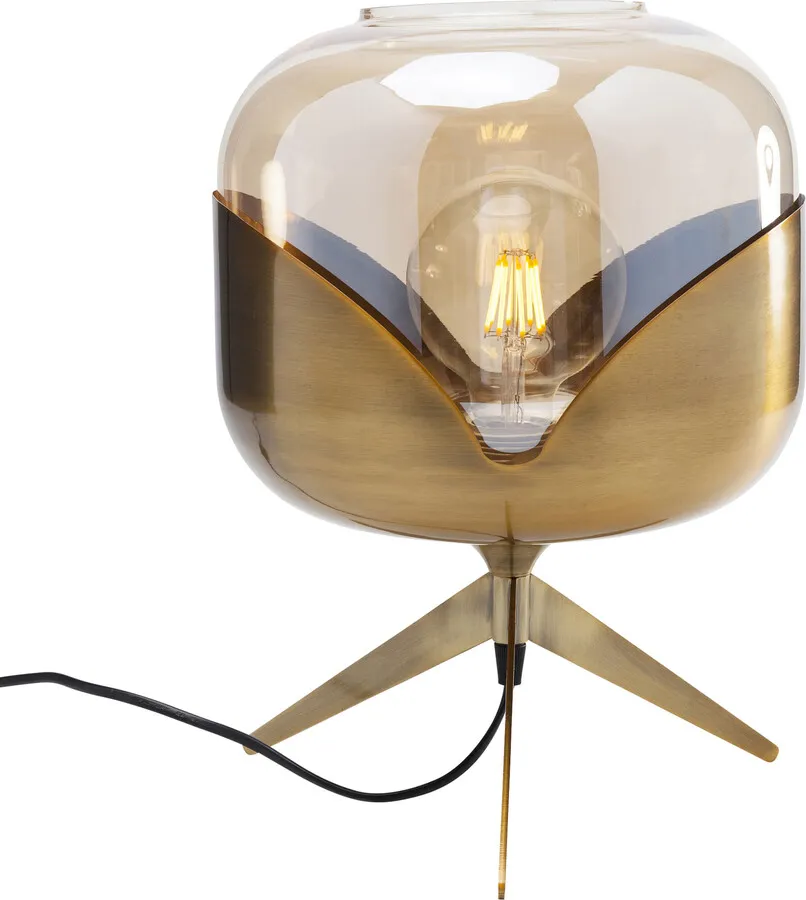 Lampa stołowa GOBLET BALL - mosiądz