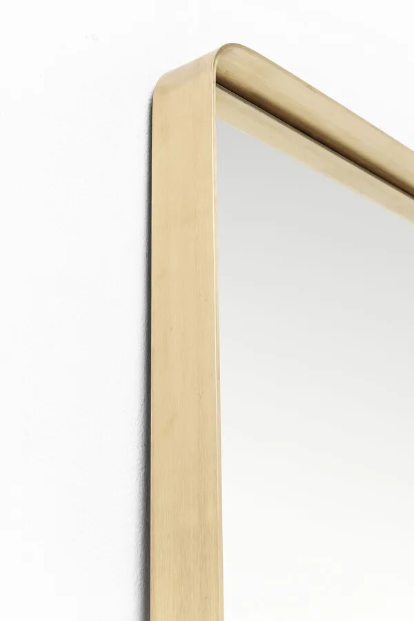 Lustro wiszące CURVE 70x200 - mosiądz