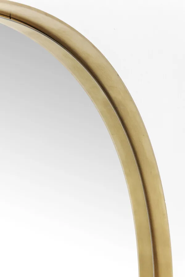 Lustro okrągłe CURVE 100 - mosiądz