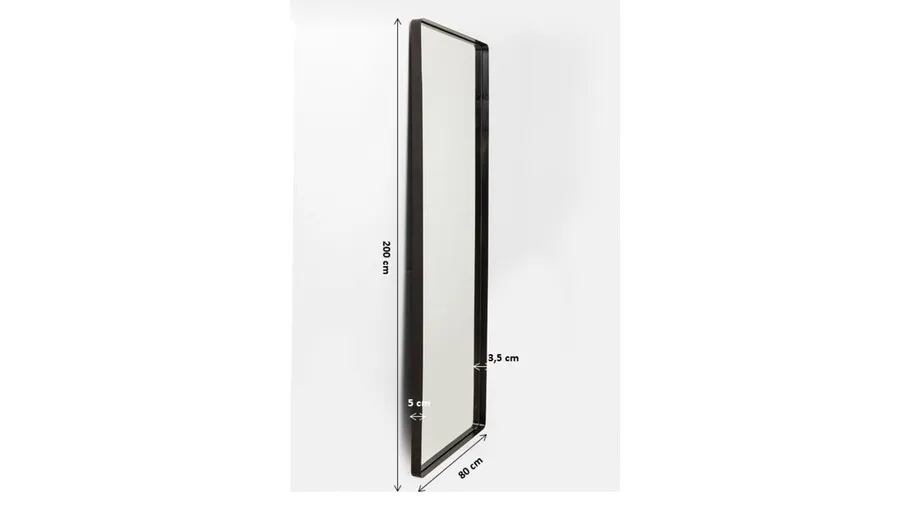 Lustro OMBRA 80x200 - czarny