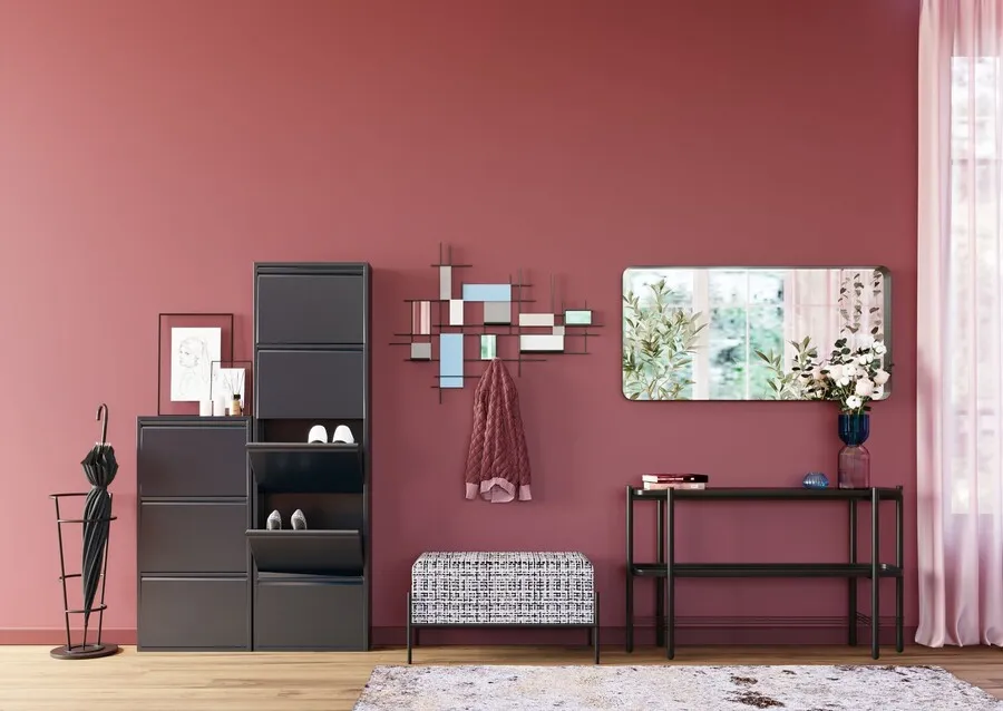 Lustro wiszące BELLA MO 60x180 - czarny