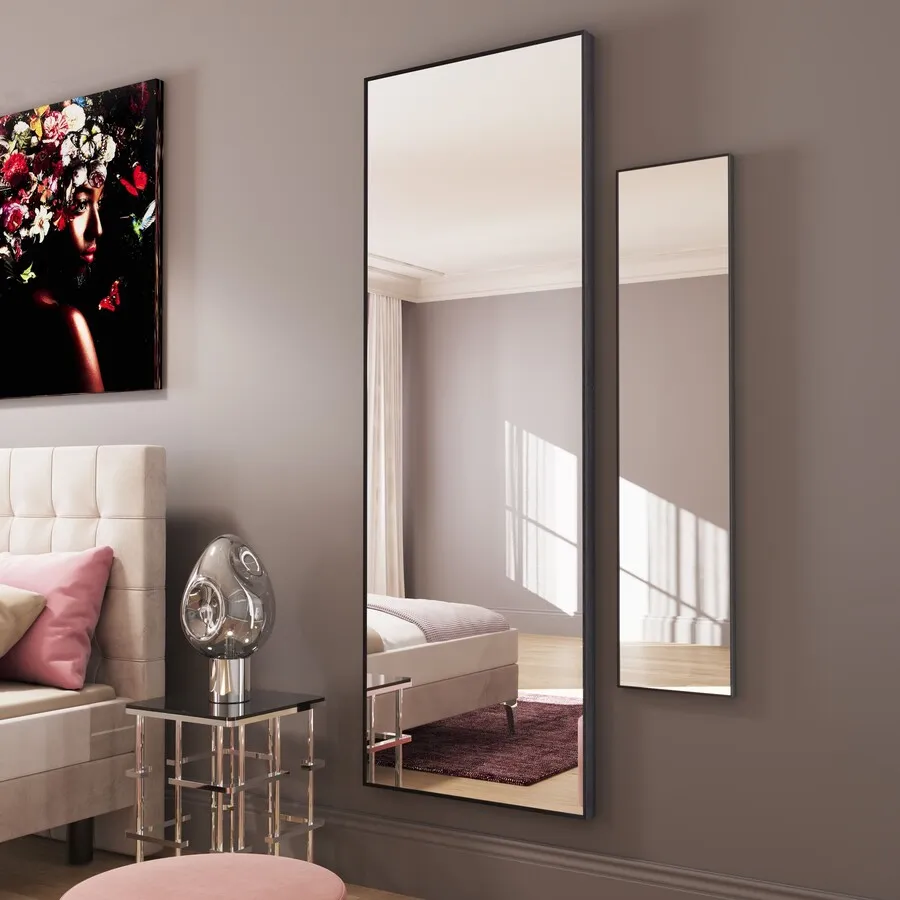 Lustro wiszące BELLA 30x130 - czarny