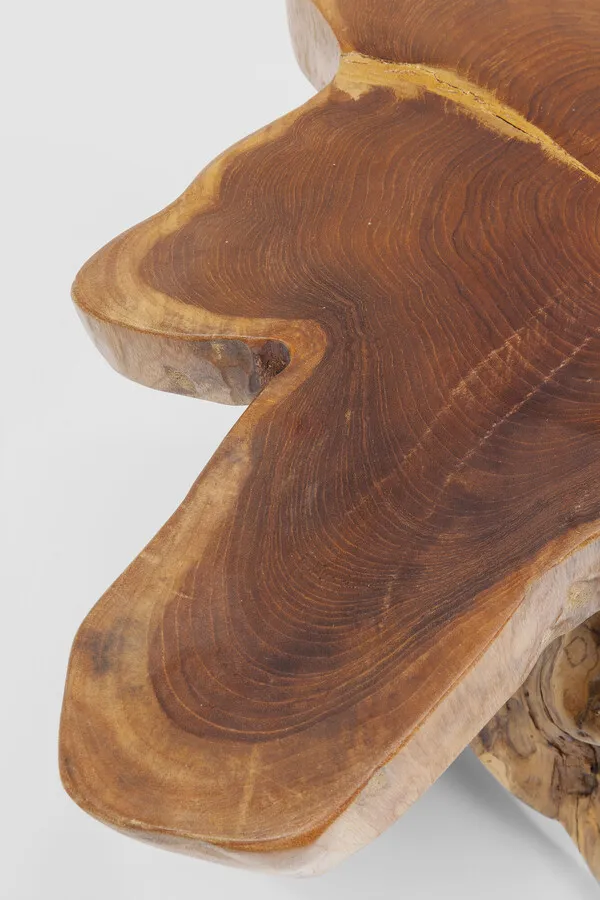 Stolik drewniany TREE BIG 50x50 - naturalny