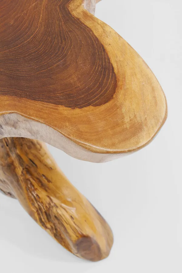 Stolik drewniany TREE BIG 50x50 - naturalny