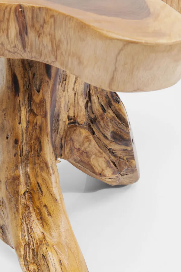Stolik drewniany TREE BIG 50x50 - naturalny