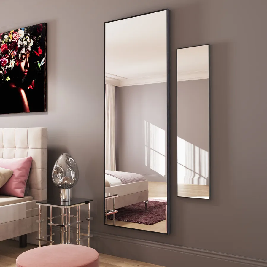 Lustro wiszące BELLA 70x200 - czarny