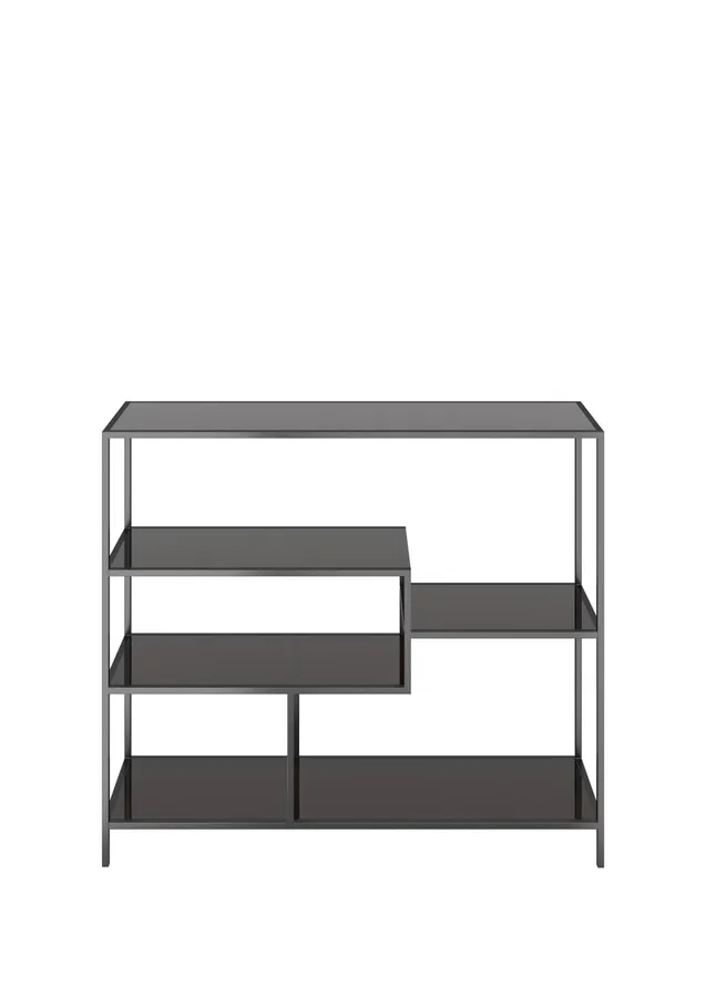 Regał LOFT 115x100 - czarny