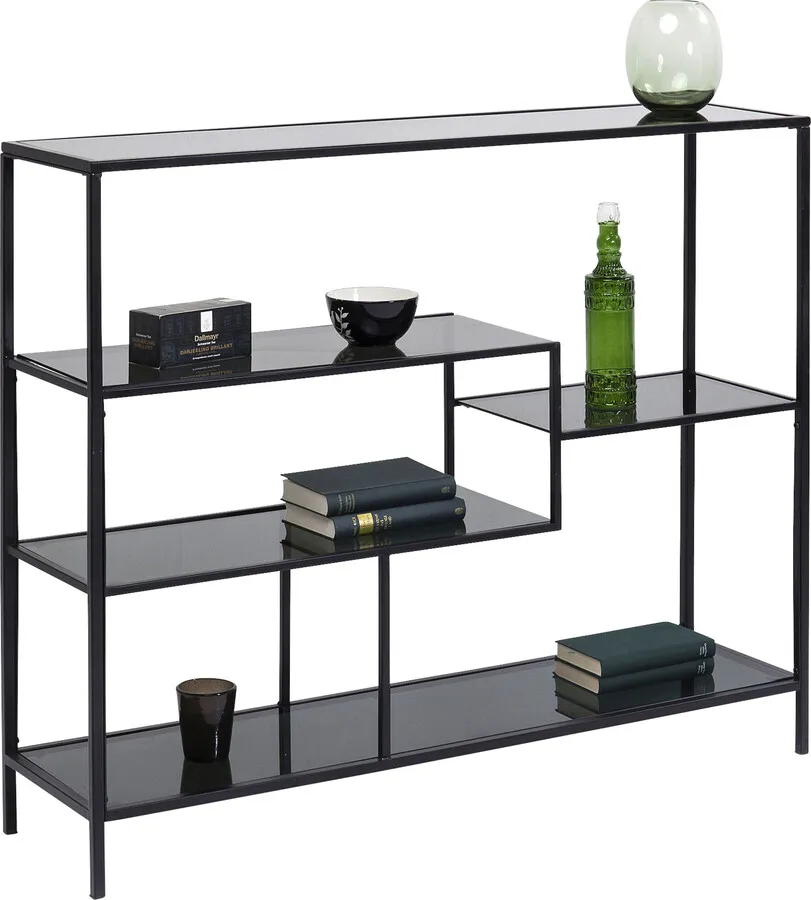 Regał LOFT 115x100 - czarny