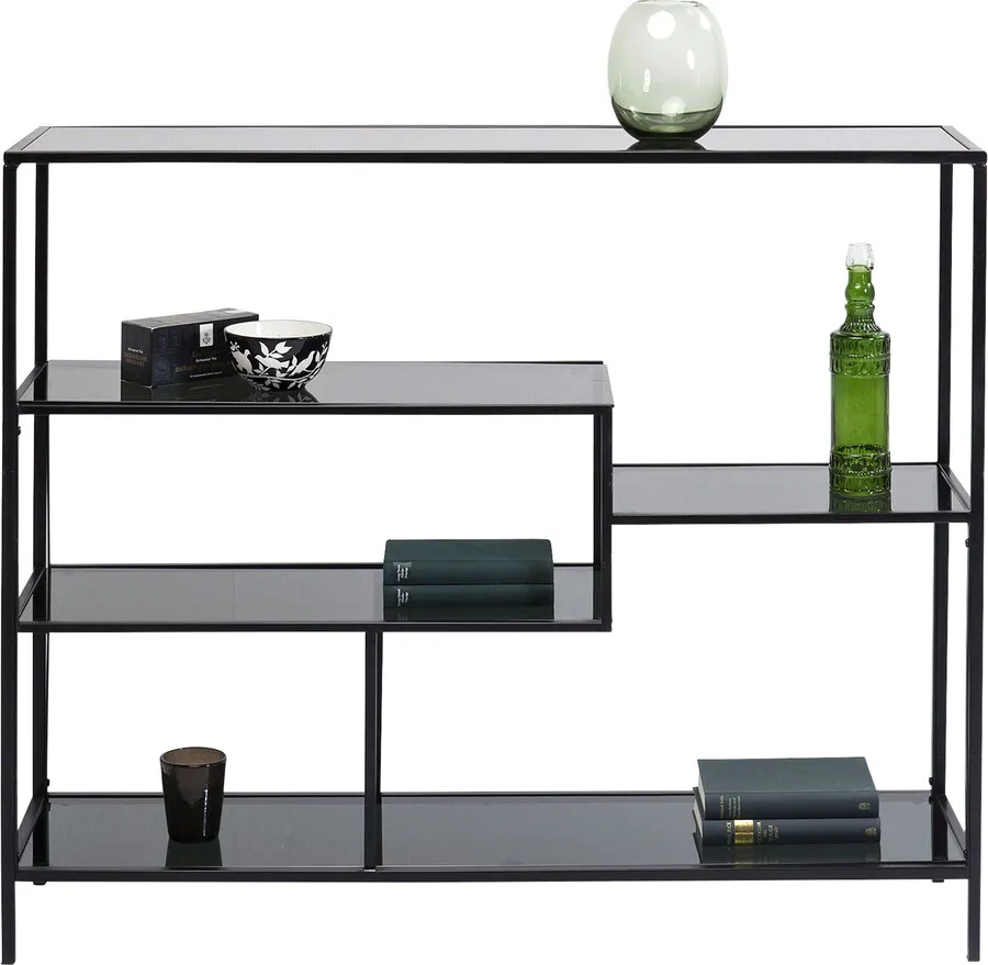 Regał LOFT 115x100 - czarny