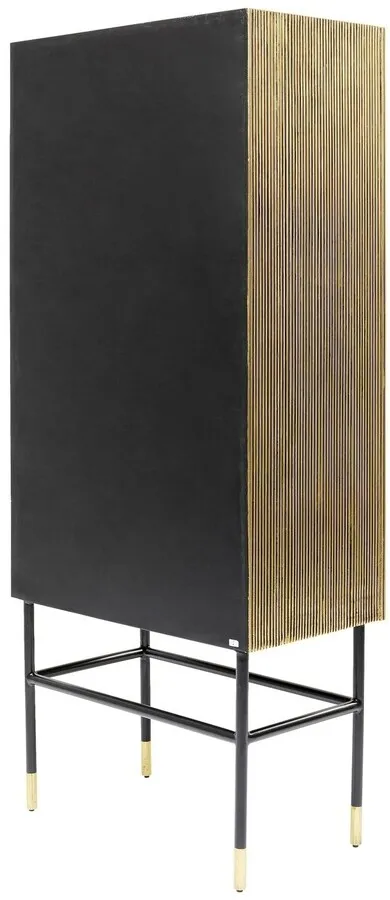 Wysoka szafka 2-drzwiowa ORO - złoty