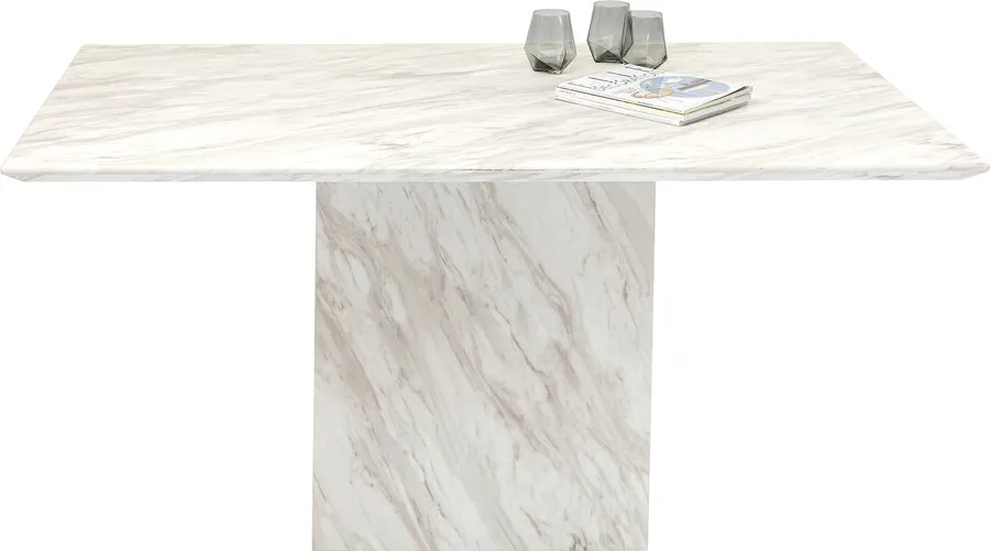 Stół ARTISTICO MARBLE 160x90 - biały
