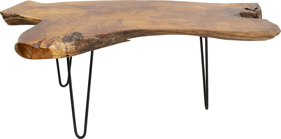 Stolik kawowy ASPEN 100x60 - naturalny/czarny