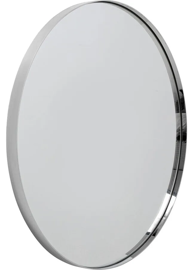 Lustro okrągłe CURVY 60 - srebrny