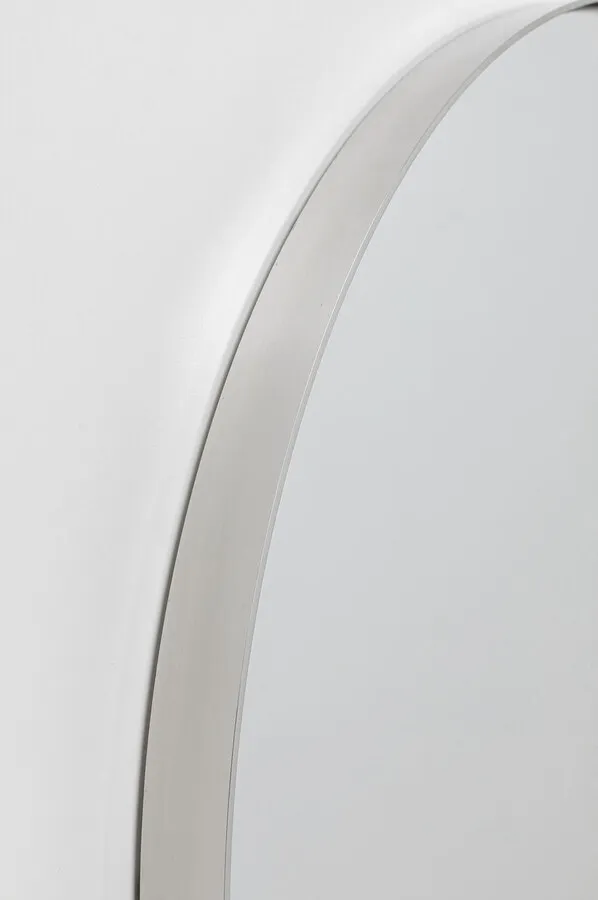 Lustro okrągłe CURVY 60 - srebrny