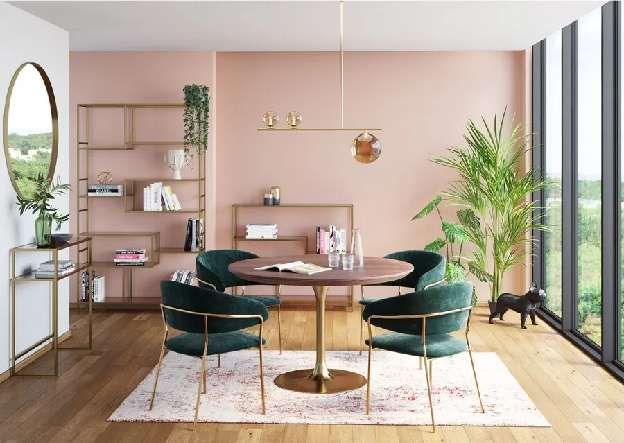 Regał LOFT 115x100 - złoty