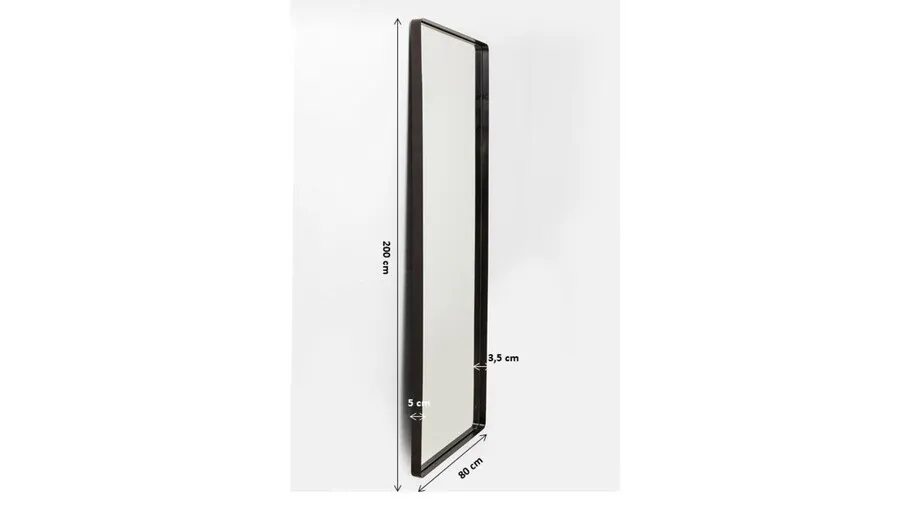 Lustro OMBRA MO 80x200 - czarny