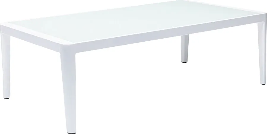 Stolik ogrodowy TIKI 108x59 - biały