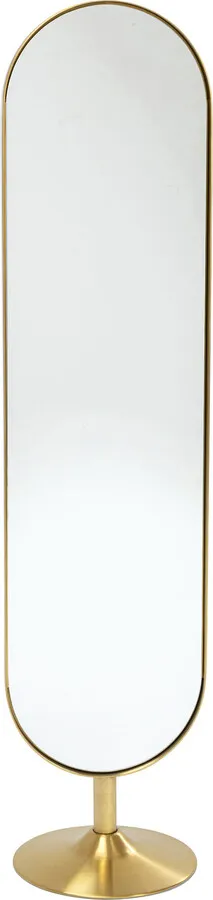 Lustro stojące CURVE MO 40x170 - mosiądz