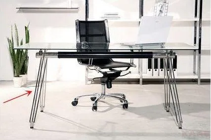 Podstawa biurka OFFICIA BUREAU 115x68 - srebrny