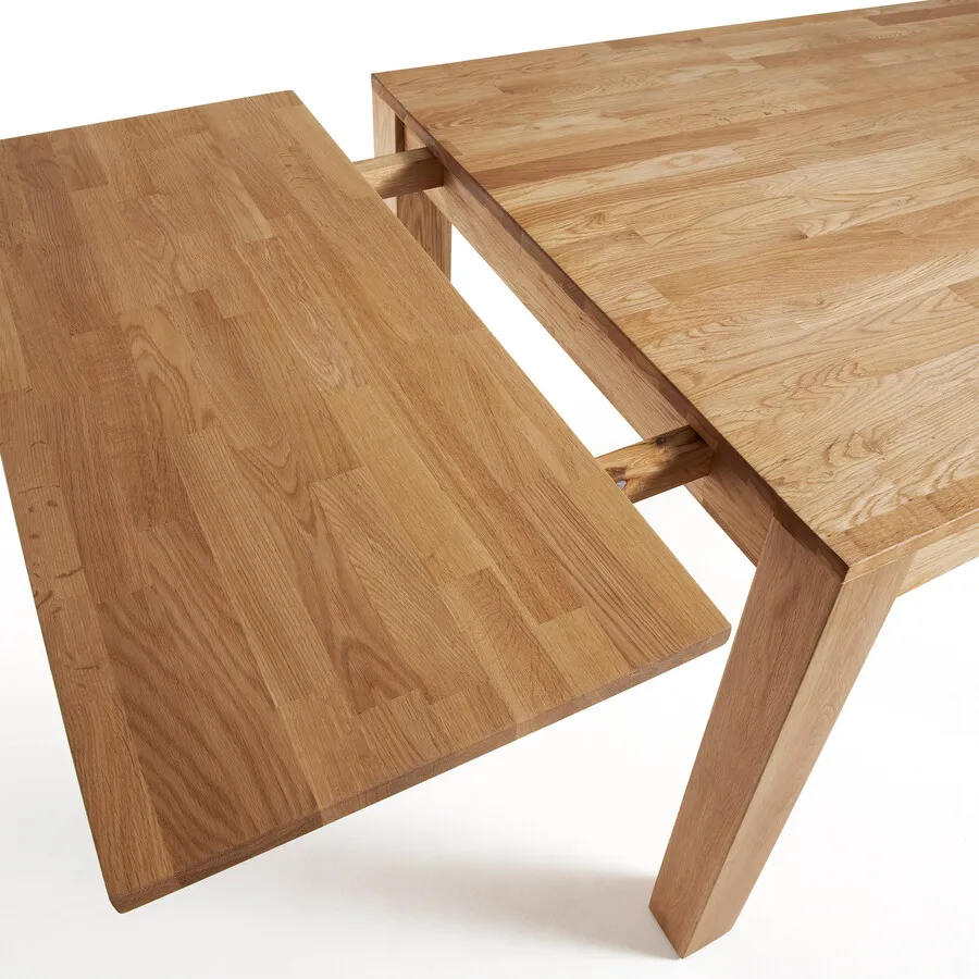 Stół rozkładany drewniany ISBEL 140/220x90 - dąb naturalny