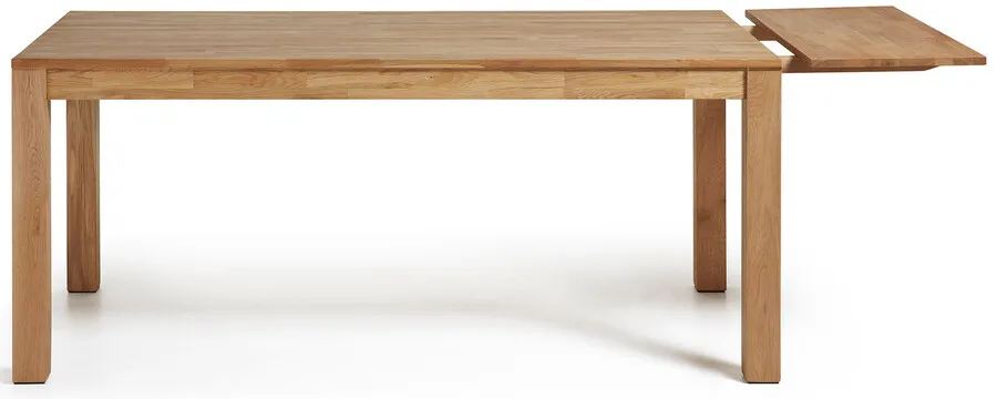Stół rozkładany drewniany ISBEL 140/220x90 - dąb naturalny