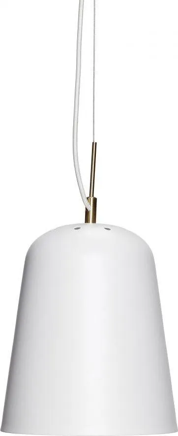 Lampa wisząca metalowa - biały