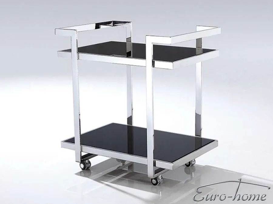 Mobilny barek JJ1066 - czarne szkło