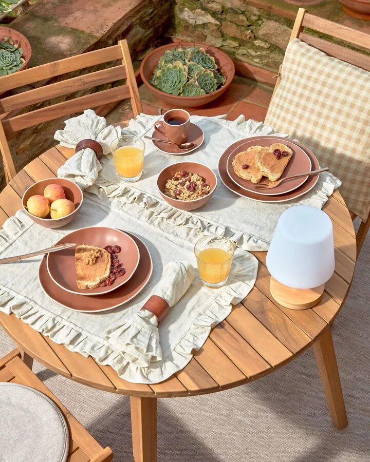 Talerz głęboki ceramiczny brązowy Ø21cm