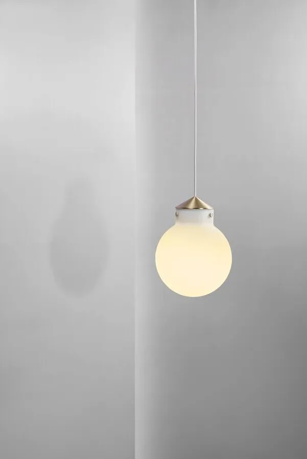 Lampa wisząca biało-złota Ø23x29 cm
