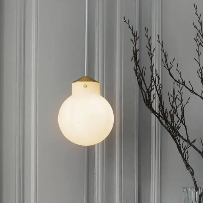 Lampa wisząca biało-złota Ø23x29 cm