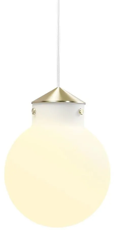 Lampa wisząca biało-złota Ø23x29 cm