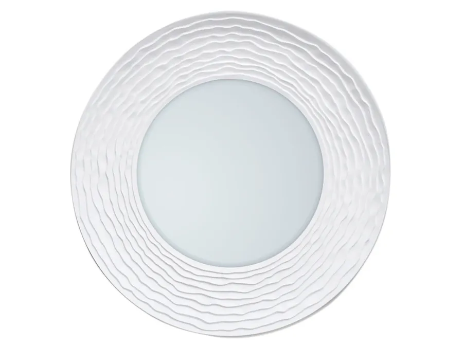 Lustro okrągłe PU442 Ø100 cm - biały