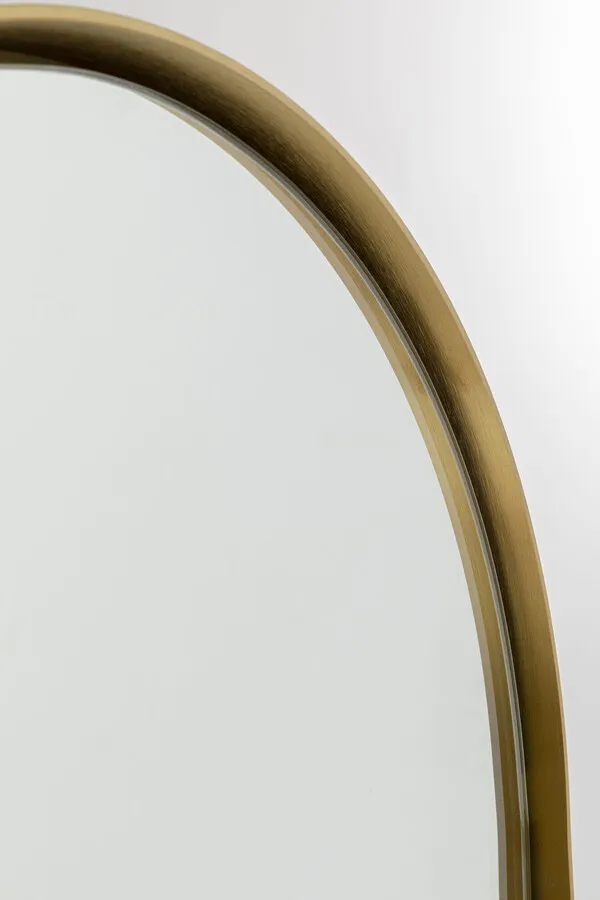 Lustro stojące CURVE 40x170 - mosiądz