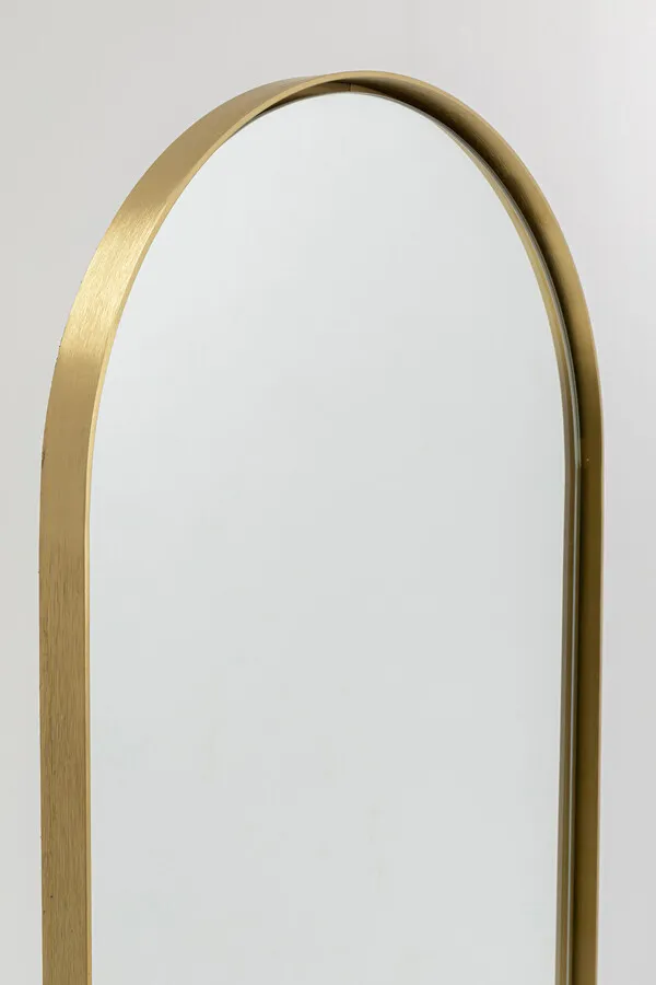 Lustro stojące CURVE 40x170 - mosiądz
