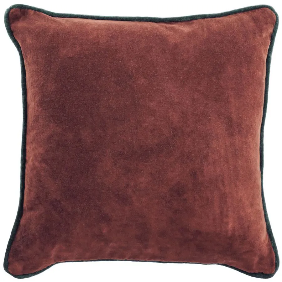 Poszewka bawełniana czerwona 45x45 cm