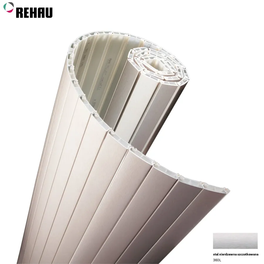 Profil żaluzji METALLIC-LINE - stal nierdzewna / wys. 8 mm / dł. 250 cm