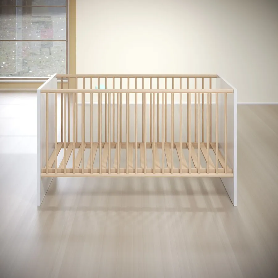 Łóżeczko dziecięce MATS BABY 140x70 - biały