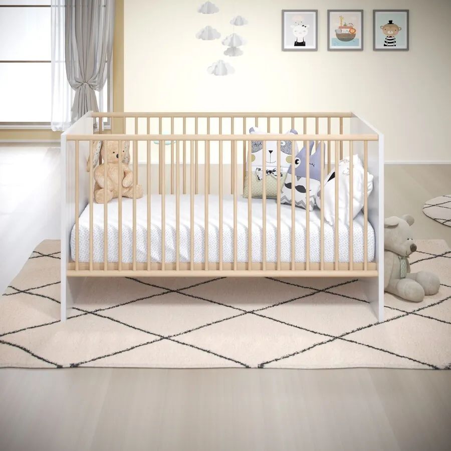 Łóżeczko dziecięce MATS BABY 140x70 - biały