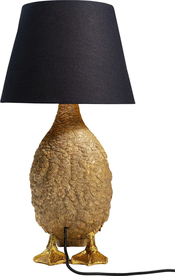 Lampa stołowa ANIMAL DUCK - złoty/czarny