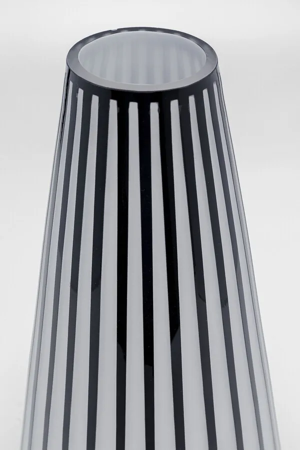 Wazon BRILLAR CYLINDER 44 - biały/czarny