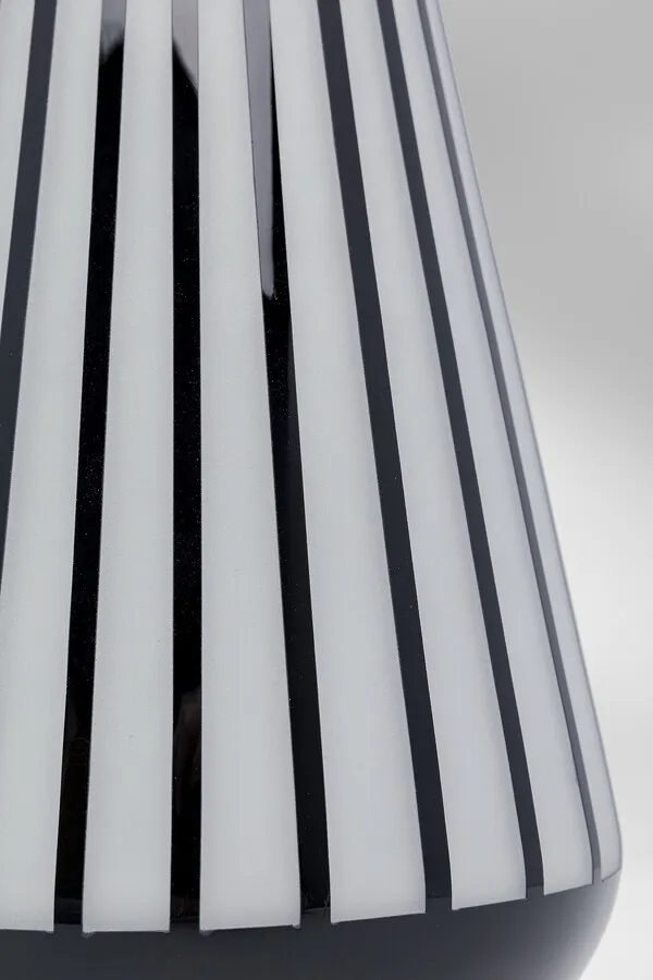 Wazon BRILLAR CYLINDER 44 - biały/czarny