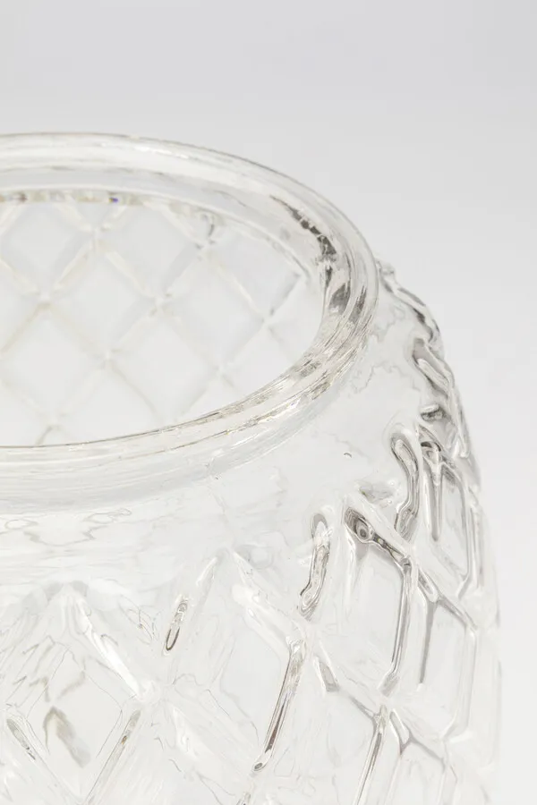Słoik do napojów z kranikiem PINEAPPLE - transparentny