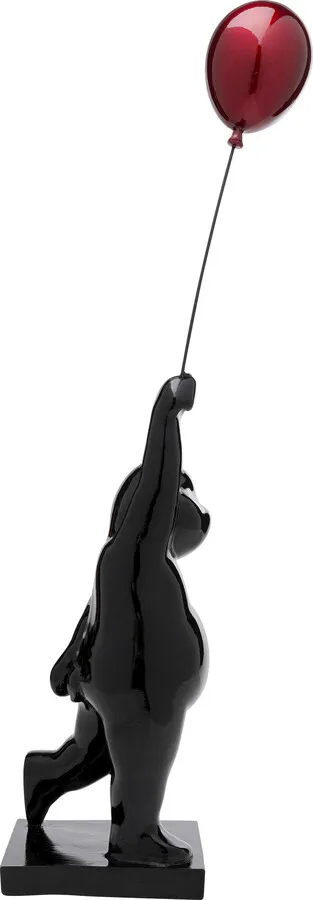 Figurka dekoracyjna BALLOON BEAR 74 - czarny