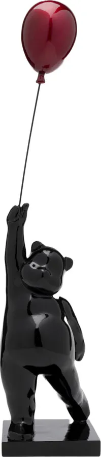 Figurka dekoracyjna BALLOON BEAR 74 - czarny
